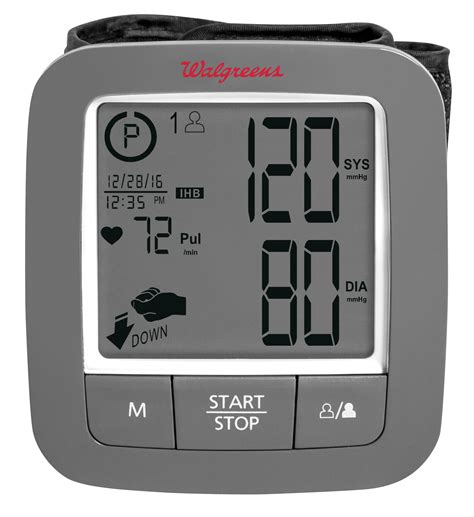 walgreens blood pressure monitors