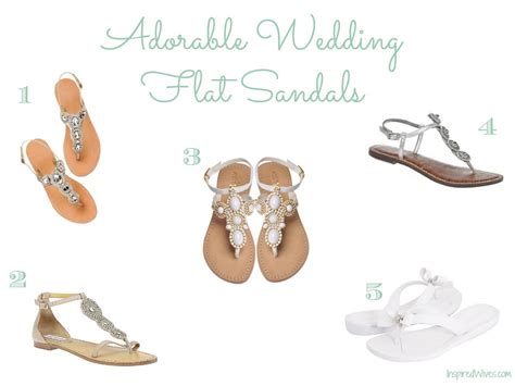 inspired i dos adorable wedding flat sandals