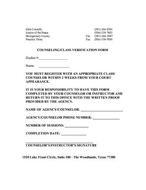 sample letter  court  therapist fill  printable