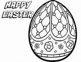Easter Coloring Pages Printable Sheets Happy Egg Sheet Color Getcolorings sketch template