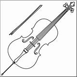 Cello Clip Clipart Coloring Webstockreview Abcteach Clipground sketch template