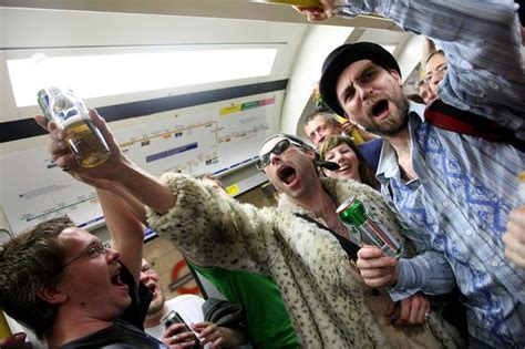booze could be banned on uk trains in a bid to stop drunks falling to