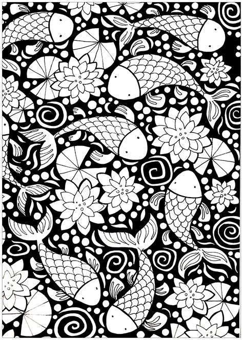 dark background coloring pages  adults