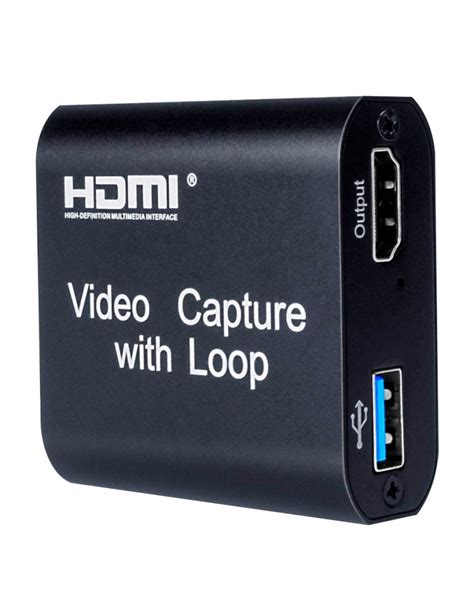 Capturadora De Video Usb Hdmi Capture Con Audio Y Microfono 4k Oechsle