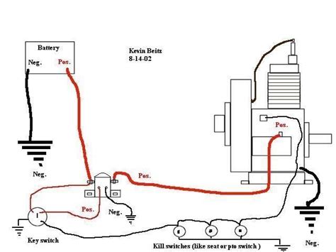 engine key switch wiring diagram