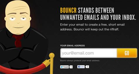 bouncr free disposable email addresses that shield your real email