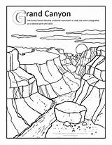 Canyon Grand Coloring Pages Clipart Arizona Kids National Park Desert Clip Crafts Activities Sheets Color Trip Google Cliparts Book Colouring sketch template