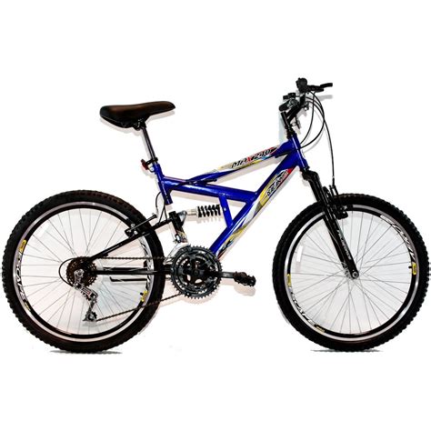 bicicleta aro  mtb  full suspension max  azul colombo