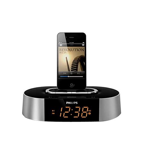 buy philips ajd alarm clock radio dock  ipodiphone