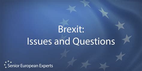 european international analysts group brexit issues  questions european international