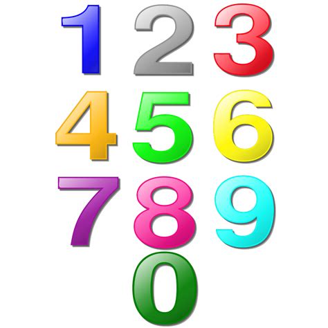 colorful numbers png svg clip art  web  clip art png icon arts