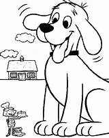 Clifford Cowardly Courage Employ Coloringsun Worksheets sketch template