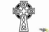 Celtic Cross Draw Drawingnow Coloring sketch template