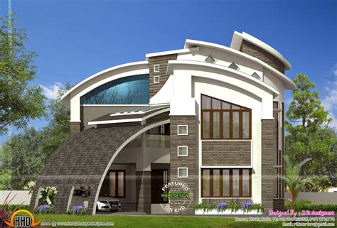 modern contemporary house design kerala home design  floor plans