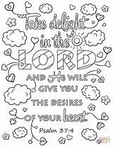 Coloring Lord Heart Pages He Will Delight Give Trust Take Desires Bible Am Verse Printable Afraid Psalm Sheets Supercoloring Adult sketch template