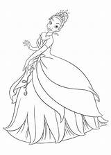 Tiana Coloring Pages Print sketch template