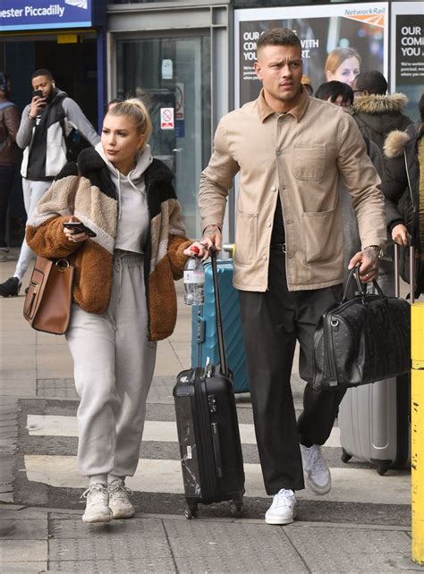 Olivia Buckland And Alex Bowen At Manchester Piccadilly