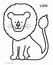 search results color  number worksheets  fall lion coloring
