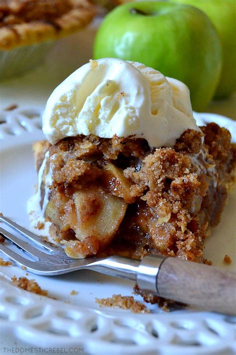 Apple Crisp Pie The Domestic Rebel