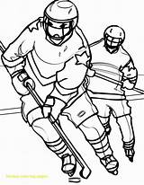Hockey Coloring Puck Getcolorings sketch template