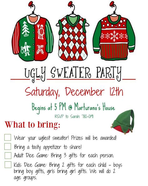 how to host an ugly christmas sweater party must have mom