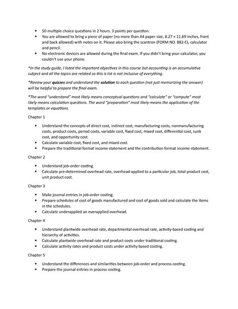 study guide template word perfect template ideas