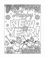 Coloring Year Pages Printable Happy January Fun Kids Printables Snow Man Adults Goals Family 30seconds 2021 Mom Welcome Help Tip sketch template