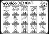 Worksheets Syllable Clap Count Sort Match Including Colour Color Preview sketch template
