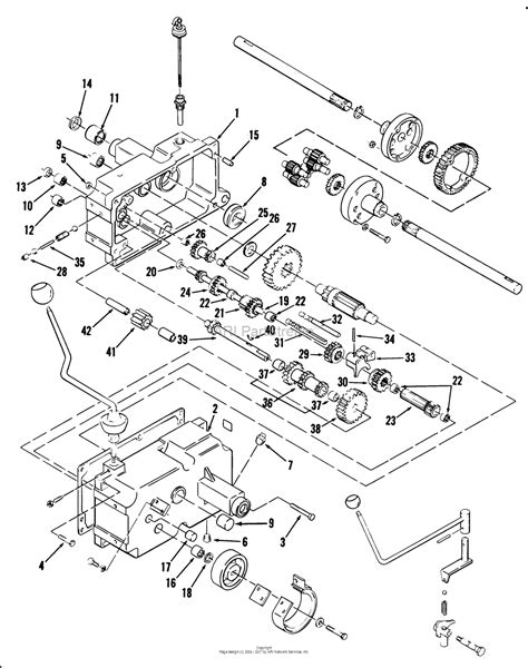 toro     garden tractor  parts diagram  mechanical transmission  speed