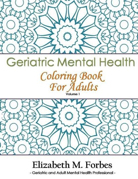 geriatric mental health coloring book  adults paperback walmartcom