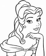 Beast Beauty Coloring Pages Belle Princess Kids Colouring Choose Board Once Cute Disney sketch template