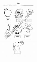 Objects Coloring Worksheet Preview sketch template