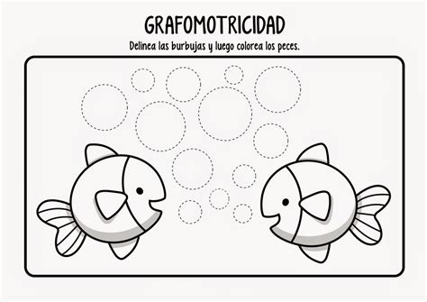 grafomotricidad circulos peces
