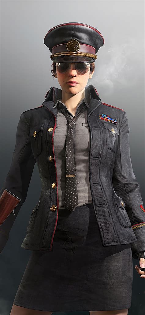 1242x2688 pubg police girl iphone xs max hd 4k wallpapers images backgrounds photos and pictures