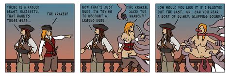 Post 3223651 Comic Elizabeth Swann Jack Sparrow Johnny Depp Keira