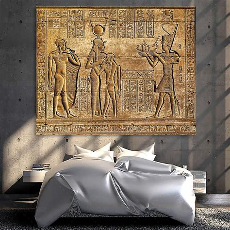 Xianrenge Canvas Painting Ancient Egypt Wall Murals Egyptian