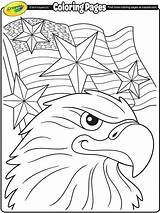 Coloring Pages Patriotic Crayola Printable Adult Summer July Fourth Independence Color Eagle Sheets Adults Happy Colouring Kids Print Book Getcolorings sketch template