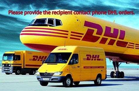 dhl express shipping upgradeplease provide  recipient contact number   dhl order
