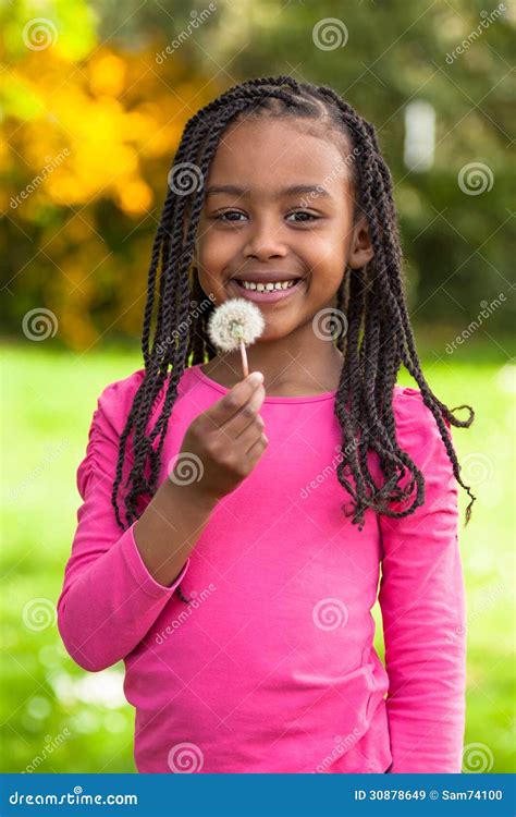 Outdoor Portrait Of A Cute Young Black Girl African Free Download