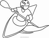Dibujo Kayaking Getdrawings Ultracoloringpages sketch template