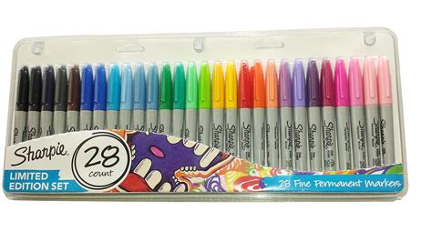 sharpie  pack fine point permanent marker pens assorted colour