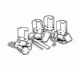 Castle Crashers Coloring Pages Brute Template sketch template