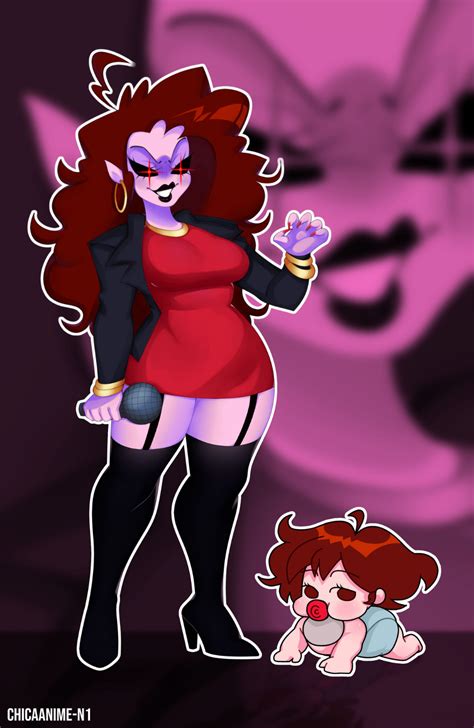 The Mom From Friday Night Funkin Fanart By Chicaanime N1 On