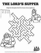 Mazes Supper Lords Maze sketch template