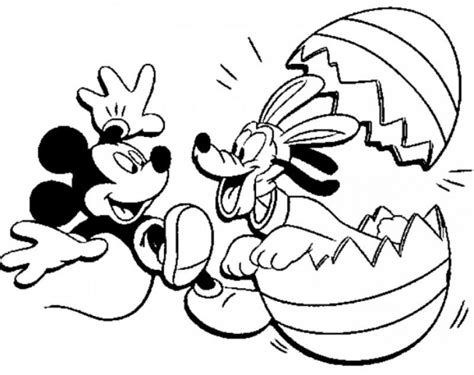 excellent mickey mouse easter coloring pages coloring kids coloring