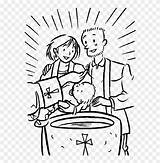 Baptism Coloring Catholic Alluring 1000 Pages Clipart sketch template