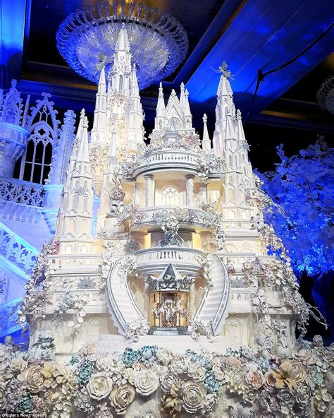 are these the most elaborate wedding cakes of all time daily mail online
