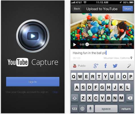 youtube capture app lets  record share   iphone lauren goode product news