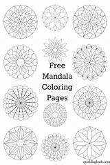 Mandalas Pattern Sparklingbuds Malvorlagen Circle Lesson Buds sketch template