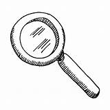 Magnifying Glass Drawing Paintingvalley Collection Drawings sketch template
